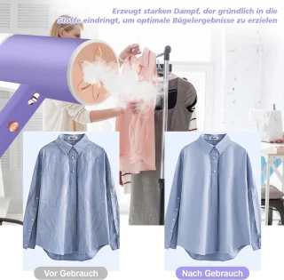 Kledingstomer - Steamer - Handstomer - 1000W - Compact en Lichtgewicht