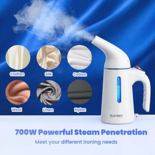 Handheld Kledingstomer met Snelle Opwarming - Mini Draagbaar Reisstrijkijzer 700W