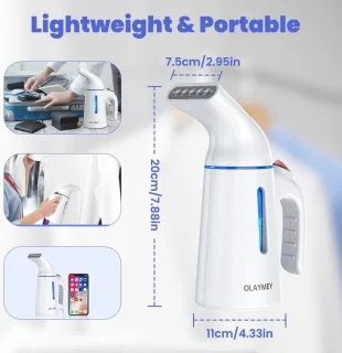 Handheld Kledingstomer met Snelle Opwarming - Mini Draagbaar Reisstrijkijzer 700W