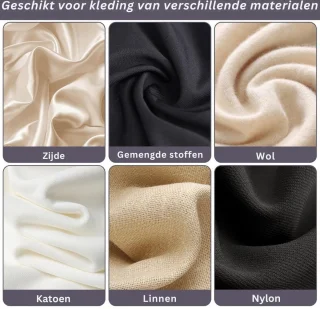 DailySupplies® Stomer Kleding - Steamer - Kledingstomer - Handstomer - Grijs met Goud