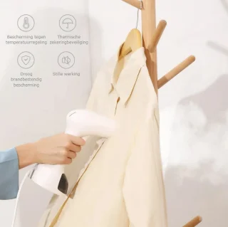 Handstomer kleding - Kleding stomer Compact en Krachtig - Kleding stoomapparaat voor Snel en Eenvoudig Gebruik