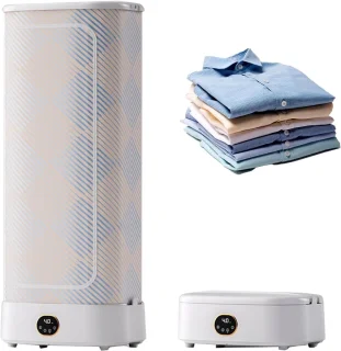 Opvouwbare slimme stoomdroger met afstandsbediening - Draagbare strijkmachine voor kleding en textiel