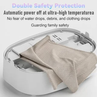 Opvouwbare slimme stoomdroger met afstandsbediening - Draagbare strijkmachine voor kleding en textiel