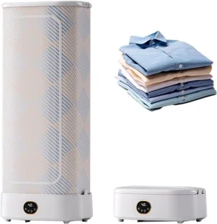 Opvouwbare slimme stoomdroger met afstandsbediening - Draagbare strijkmachine voor kleding en textiel