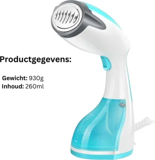 White-Label® Stomer Kleding - Steamer - Kledingstomer - Handstomer - Blauw