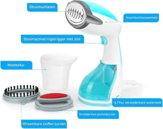 White-Label® Stomer Kleding - Steamer - Kledingstomer - Handstomer - Blauw