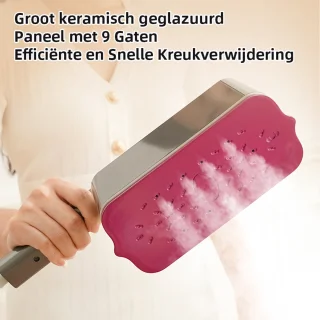 Kledingstomer – Stoomreiniger - Handstomer voor kleding/textiel/stof - Inklapbare Handstomer - Strijkijzer - 125ml - Grijs