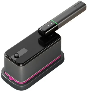 Kledingstomer – Stoomreiniger - Handstomer voor kleding/textiel/stof - Inklapbare Handstomer - Strijkijzer - 125ml - Grijs