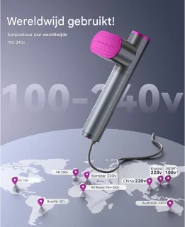 White-Label® Stomer Kleding - Steamer - Kledingstomer - Handstomer - Grijs