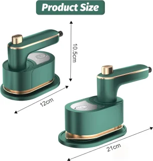 Compact Mini Strijkijzer voor Reizen - Lichtgewicht Stoomstrijkijzer met 50 ml Watertank