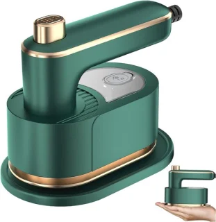 Compact Mini Strijkijzer voor Reizen - Lichtgewicht Stoomstrijkijzer met 50 ml Watertank