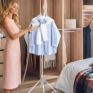 Opvouwbare Stoomstandaard voor Kleding met Handschoen - Ideaal voor Jurken, Overhemden en Formele Kleding