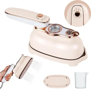 Portable Steam Iron - 2024 Model, 180 Degree Rotation, Foldable Design, Two Ironing Modes - Ideal for Dormitory, Home, and Travel