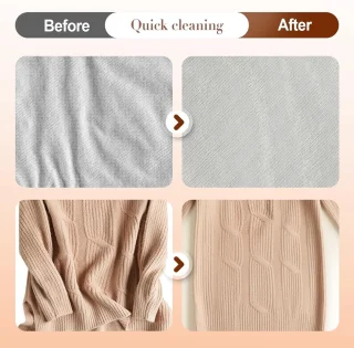 Kledingstomer - Draagbare stomer - Opvouwbare stomer - Handmatige stomer - Compacte stomer - Mini kledingstomer - Geen strijkplank nodig - Strijkt snel kreukels glad - Reisvriendelijk