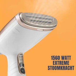 SCH® Stoomreiniger kleding - Stoomreiniger - Stoomreinigers - 1560 W - 230 ml - Kledingstomer - Wit - 9cm x 6cm x 14cm