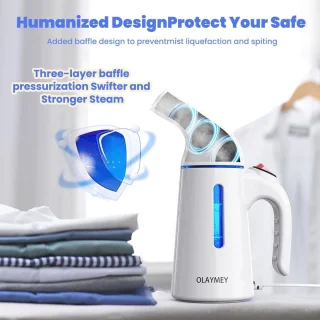 Handheld Kledingstomer met Snelle Opwarming - Mini Draagbaar Reisstrijkijzer 700W