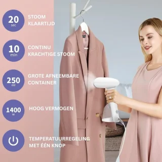 Stomer Kleding - Steamer - Kledingstomer - Handstomer