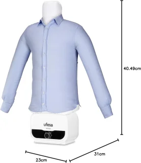 Automatische Strijk- en Drogen Mannequin - 1200 W, Elimineert Rimpels en Geurtjes - Voor Maten S tot XXL