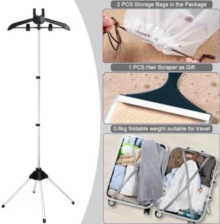Kledinghanger voor Kledingstomer - Draagbare Stoomstand voor het Stomen van Kleding - Stoomhanger - Standaard Stoom