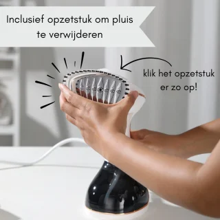Caryota Kledingstomer - 3 Standen Stoomreiniger 320ml - Handstomer - Borstelkop - Stoomstrijkijzer