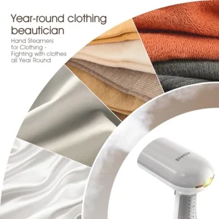 Handheld Kleding Stoomreiniger met Turbo Stoom 150°C - Snelle Verwarming in 20 Seconden, Draagbare Reisteamers voor Thuis en Kantoor