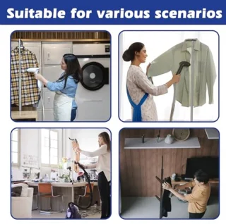 Opvouwbaar mini-stoomstrijkijzer voor reizen - Draagbaar en compact strijkijzer met variabele temperatuurregeling