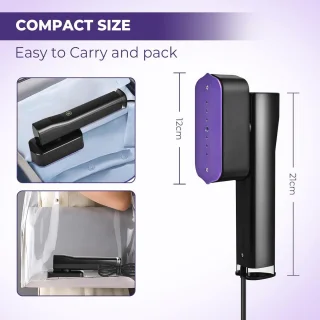 2-in-1 reisstrijkijzer