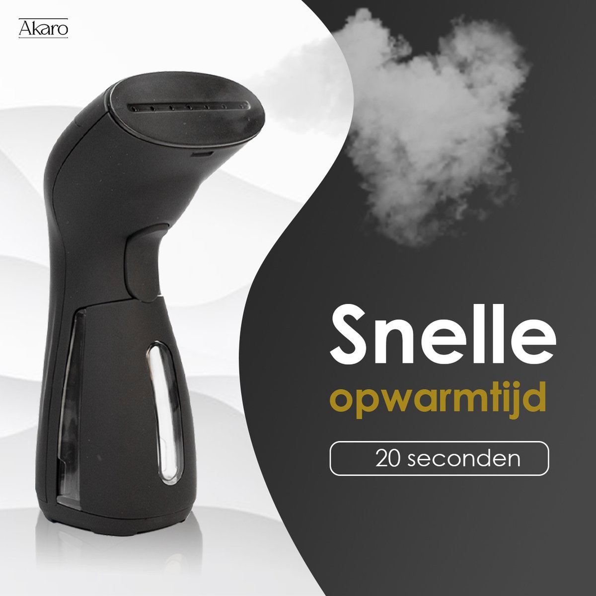 Akaro Luxe Kledingstomer Compact met Accessoires