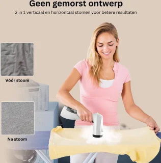 ApexArte Kledingstomer Stoomapparaat Wit Compact