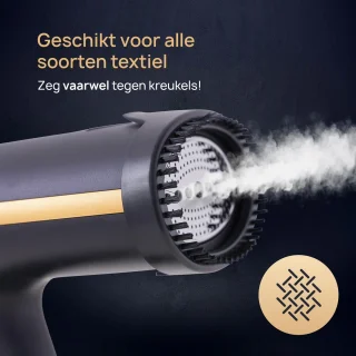 Artglobal Kledingstomer 1500W Handstomer met Borstelkop