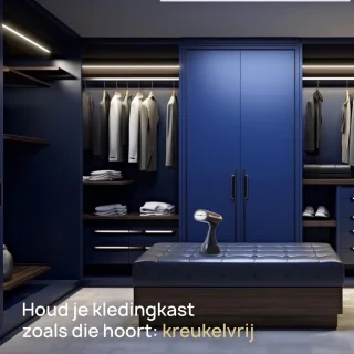 Artglobal Kledingstomer 1500W Handstomer met Borstelkop