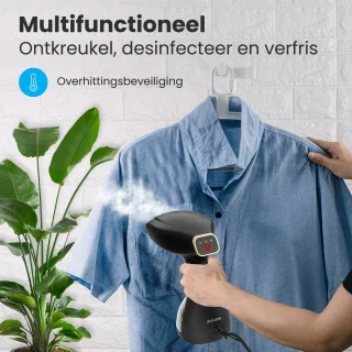 Auronic Handstomer Kleding 300ml Zwart