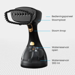 Auronic Handstomer Kleding 300ml Zwart