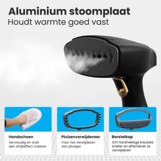 Auronic Handstomer Kleding 300ml Zwart