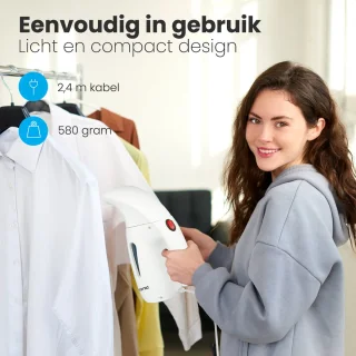 Auronic Kledingstomer Handstomer 180ml Wit