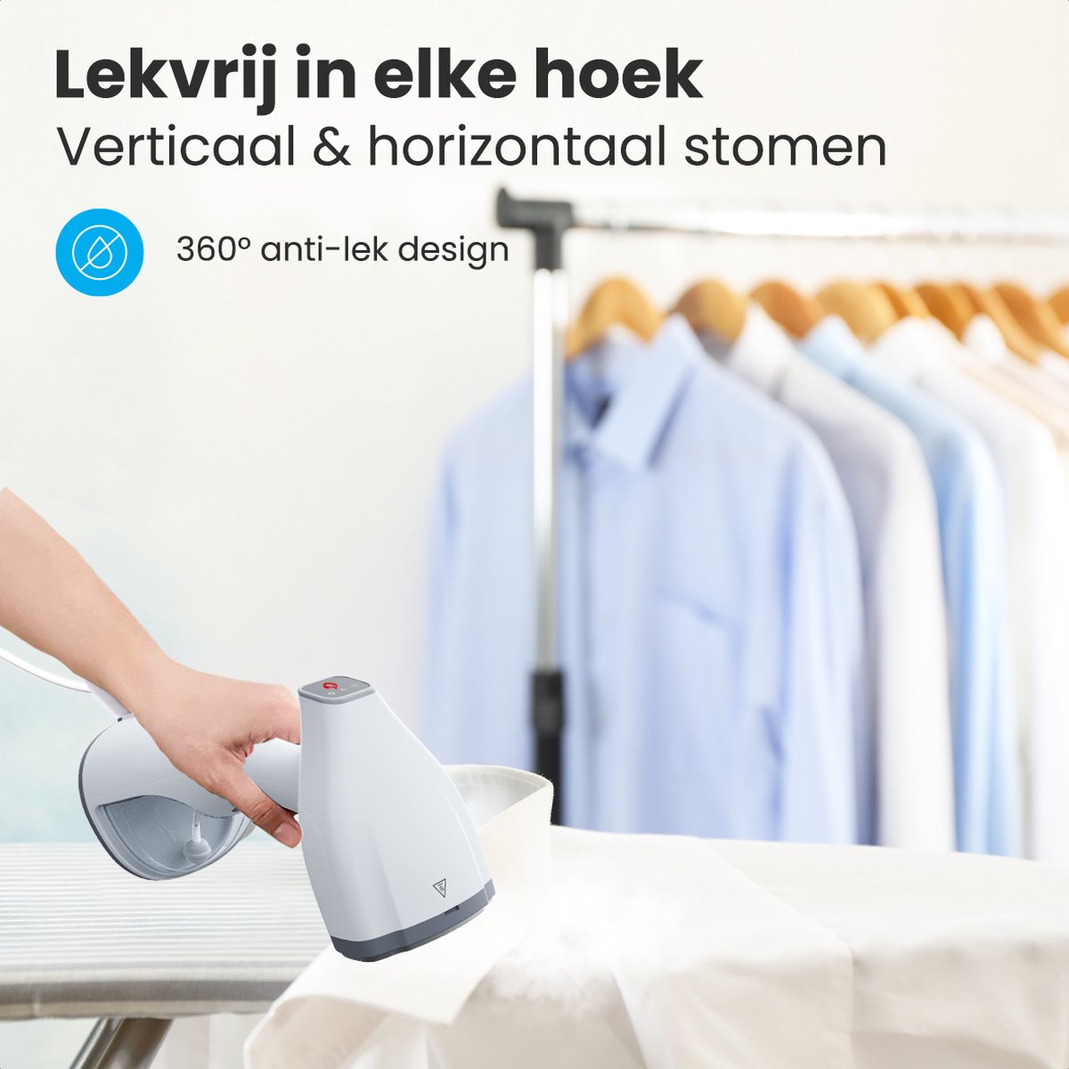 Auronic Kledingstomer Handstomer 300ml Wit