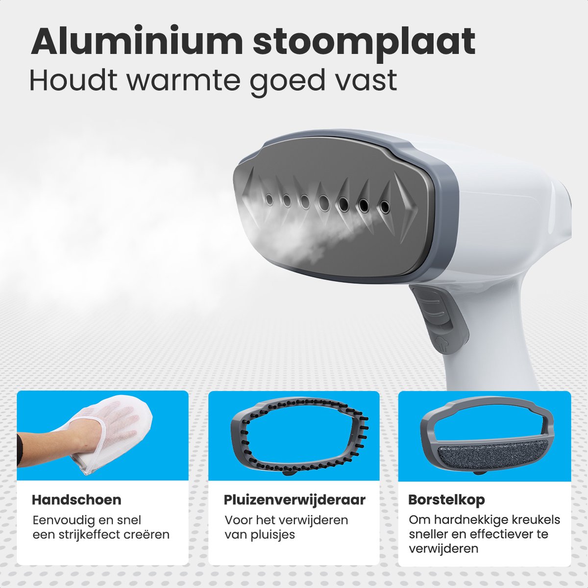 Auronic Kledingstomer Handstomer 300ml Wit