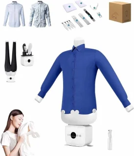 Automatisch Strijkijzer - Stoomstrijkijzer Droger - Kreukvrije Kleding - Handsfree Strijken - 8-10 Minuten - Wit