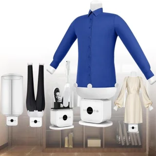 Automatische Kledingstomer - Strijkapparaat Strijkijzer - Kreukvrije Kleding Maken - Handsfree Strijken Droogt - M t/m 3XL - Wit