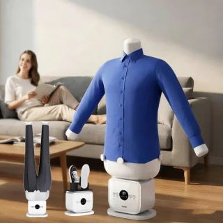 Automatische strijk' stofverzorging machine