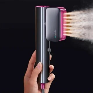 Automatische strijkmachine - Kledingstomer Handheld - Snel Kreukels Verwijderen - Keramisch Geglazuurd Paneel - 1.7m Kabel - Grasgroen