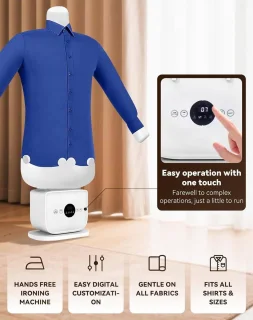 Automatische strijkmachine opblaasbaar type