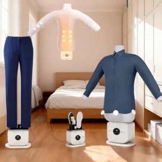 Automatische strijkmachine stoomstrijkijzer kledingdroger wit