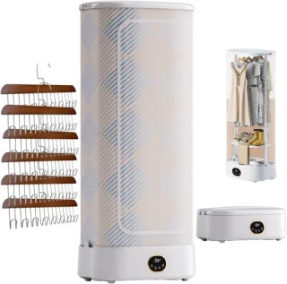 Automatische verticale stoomstrijkijzer/kledingstomer, 1000 W, wit
