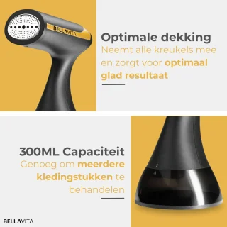 BELLAVITA Kledingstomer Handstomer Zwart 300ml