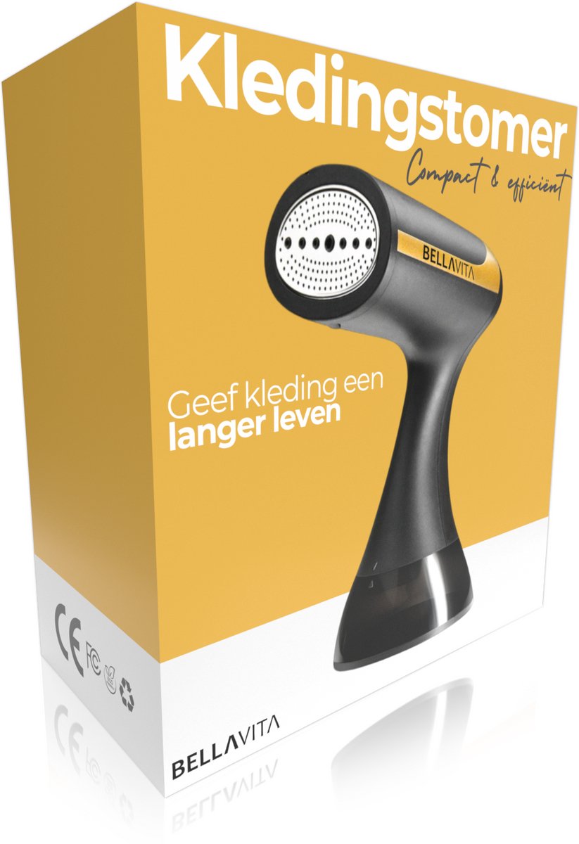 BELLAVITA Kledingstomer Handstomer Zwart 300ml
