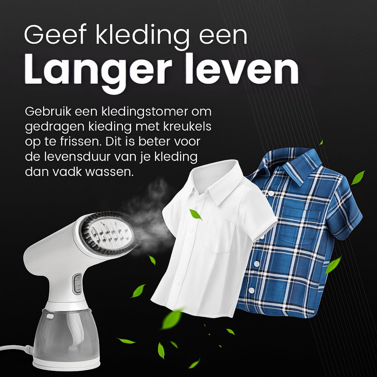 BMN Premium Kledingstomer Handstomer 300ml Wit