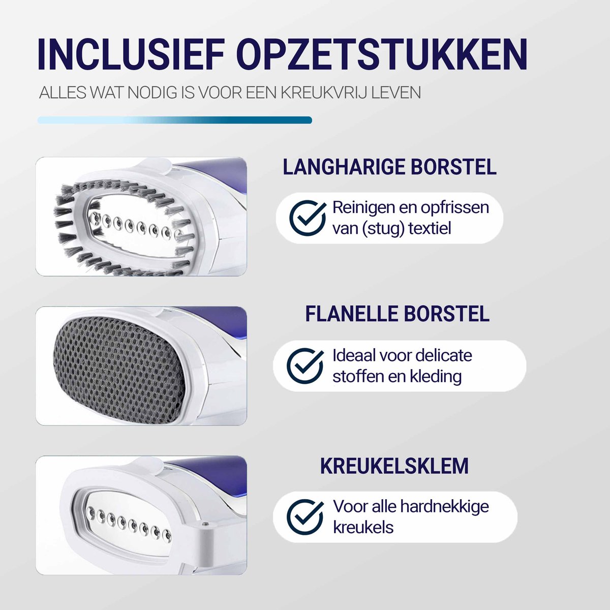 BrightLife Kledingstomer Handstomer 1600W Blauw/Wit