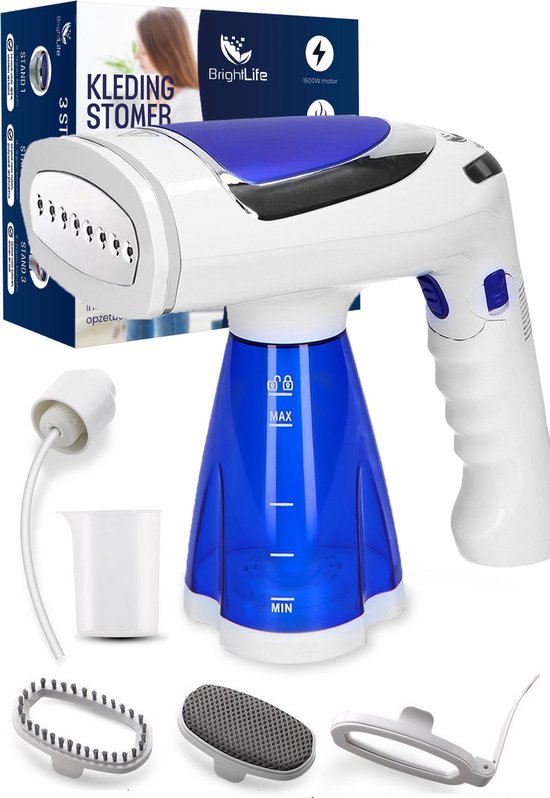 BrightLife Kledingstomer Handstomer 1600W Blauw/Wit