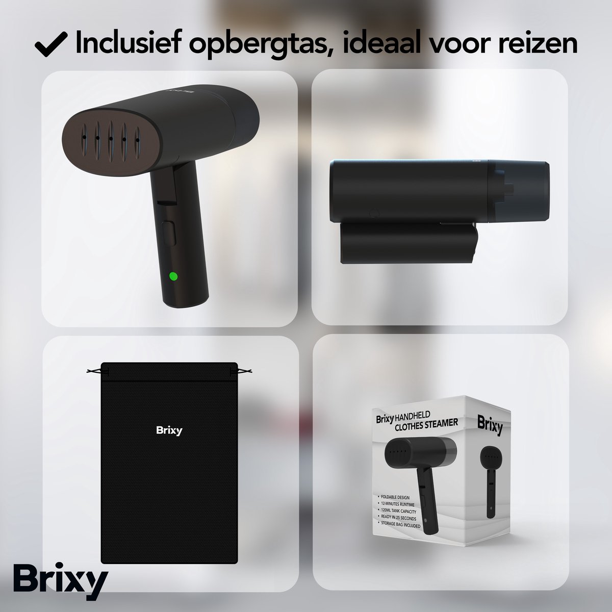 Brixy Kledingstomer Handstomer Antraciet
